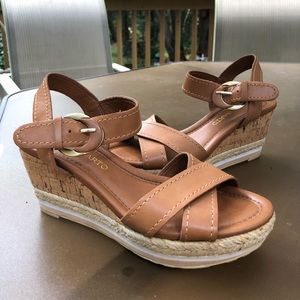 Wedge cork sandals